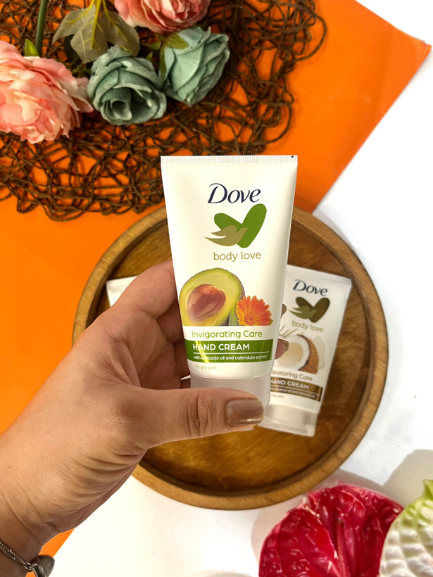 کرم دست Dove Restoring Care 🤍 اورجینال داو ماچا و چای سبز