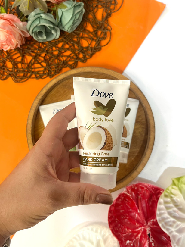 کرم دست Dove Restoring Care 🤍 اورجینال داو ماچا و چای سبز